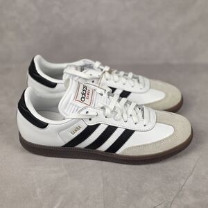 Adidas Samba Soccer Unisex Shoes - Black and White Unisex